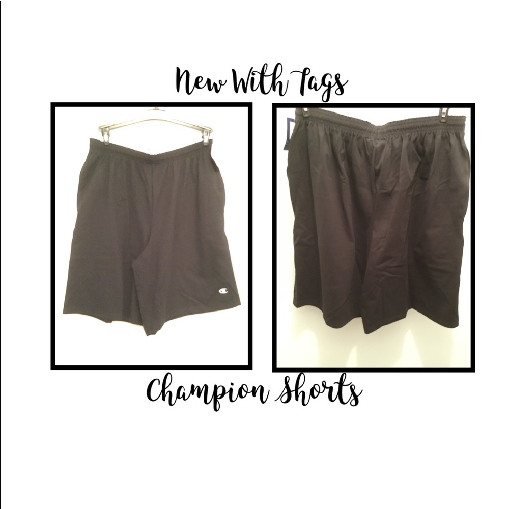 Black Champion Athletic Shorts